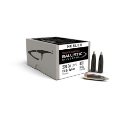 Puntas Cal. 270-130 Spitzer  Nosler Ballistic Silv