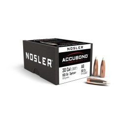 Puntas Cal. 30-165 Spitzer Nosler  Accubond 50Un.