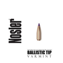 Puntas Cal. 243/6mm-70-Nosler Ballistic Tip Varmint 100 un.