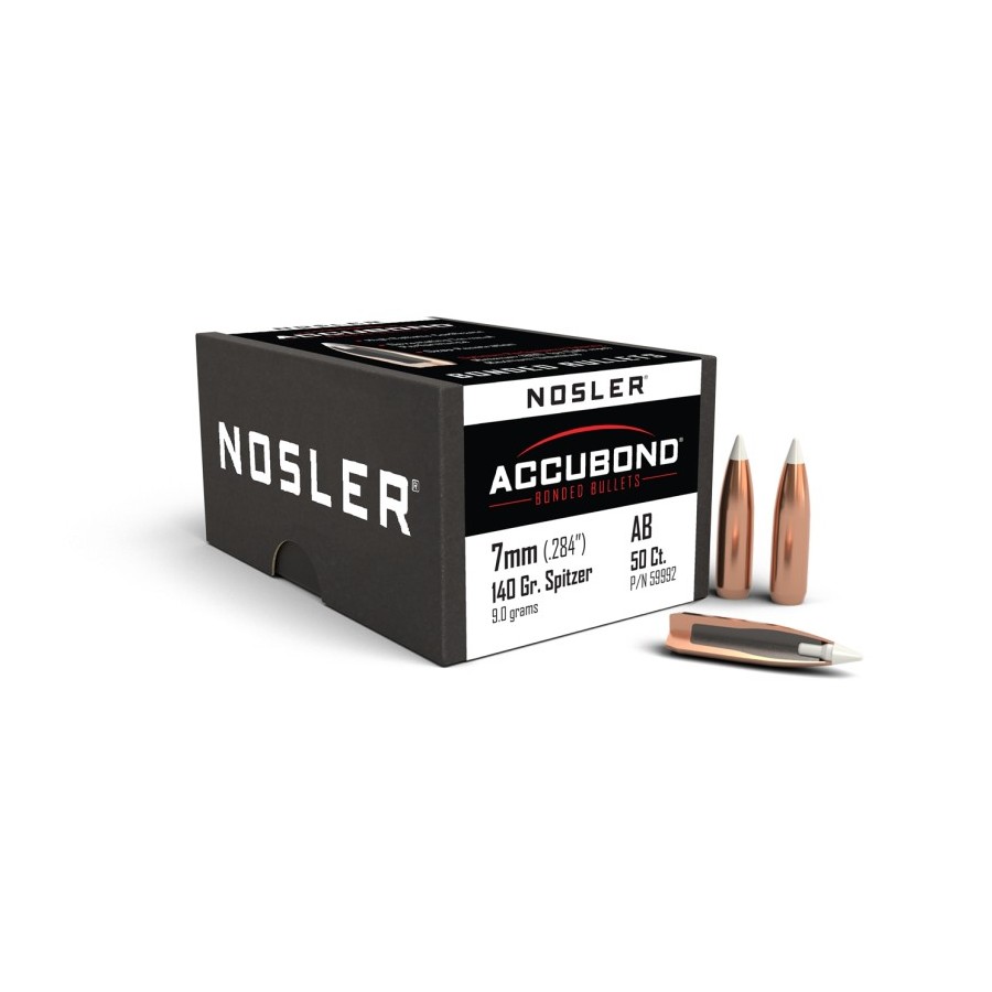 Nosler AccuBond 7mm 140gr Bullets  Precision and Performance for High-Efficiency Hunting