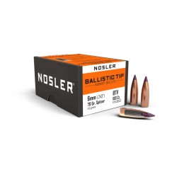 Puntas Cal. 243/6mm-70-Nosler Ballistic Tip Varmint 100 un.