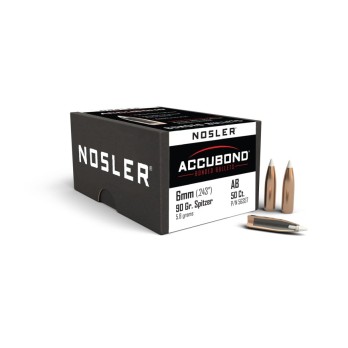 Nosler AccuBond 6mm 90gr Bullets  Optimal Precision and Performance for Big Game Hunting