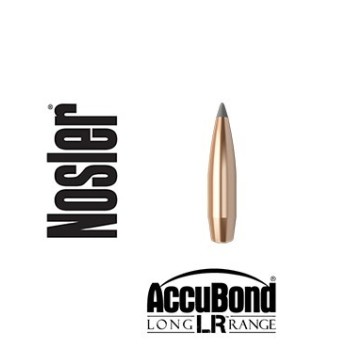 Balises Nosler AccuBond Long Range 7mm 168gr  Précision et Expansion Contrôlée pour la Chasse à Longue Distance