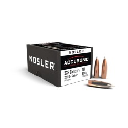 Puntas Cal. 338-225 Spitzer Nosler  Accubond 50un.