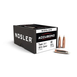 Puntas Cal. 7mm-150 Spitzer Nosler Accubond 50un.