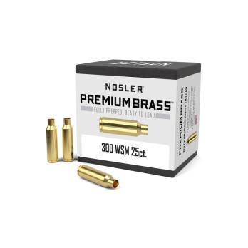 Cartouches Nosler Premium Brass .300 WSM  Précision et Cohérence pour le Rechargement