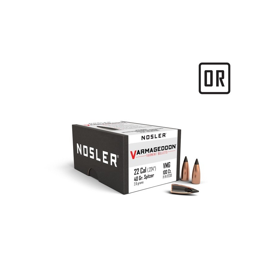 Nosler Varmageddon .22 Cal 40gr Bullets  Exceptional Precision and Performance