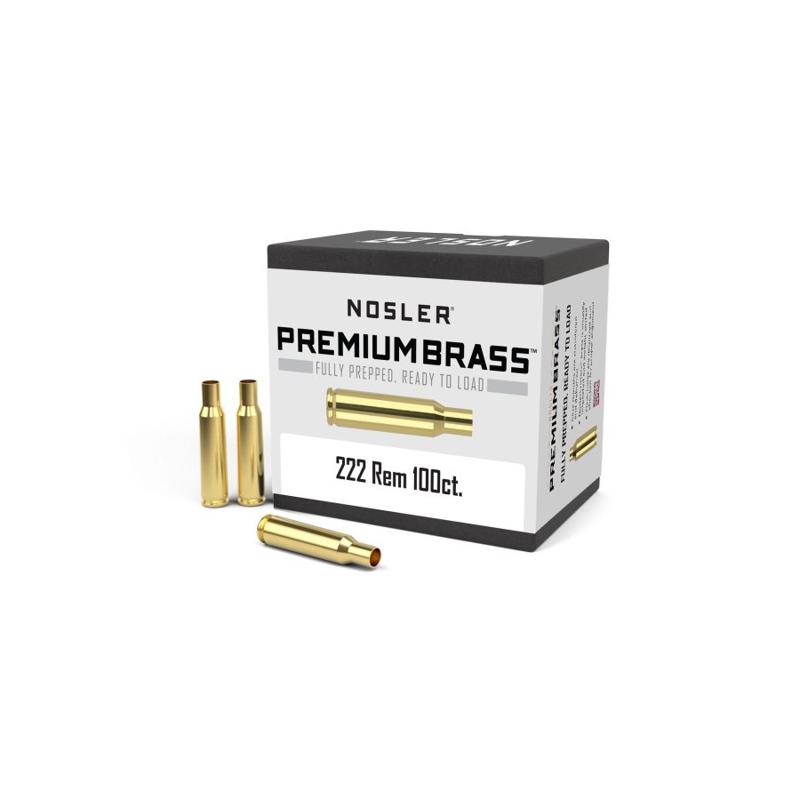 Nosler® Premium Brass  Precision Prepped Reloading Cases for Maximum Accuracy & Durability