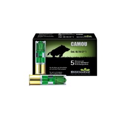 Cartuchos Brenneke Cal. 12/70 Caza 28,4gr.Mod Camou 5 Unid.