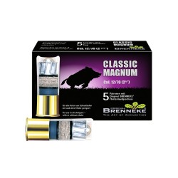 Cartuchos Brenneke Cal. 12/70 Caza 31,5gr. Classic Mag 5 Un