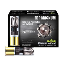 Cartuchos Brenneke Cal. 12/76 Caza 38gr. EDP 5 Un