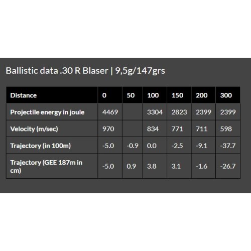 Munitions Brenneke .30 R Blaser - Précision et Puissance pour la Chasse au Gros Gibier