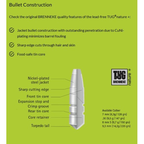 Munitions Brenneke .30 R Blaser - Précision et Puissance pour la Chasse au Gros Gibier