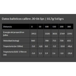 Cart. Brenneke Cal. 30-06 - 165gr TOG Caja 20 un.
