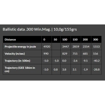 Brenneke .300 Win. Mag. 10.0g/155gr TAG® Lead-Free High-Precision Ammunition for Big Game Hunting