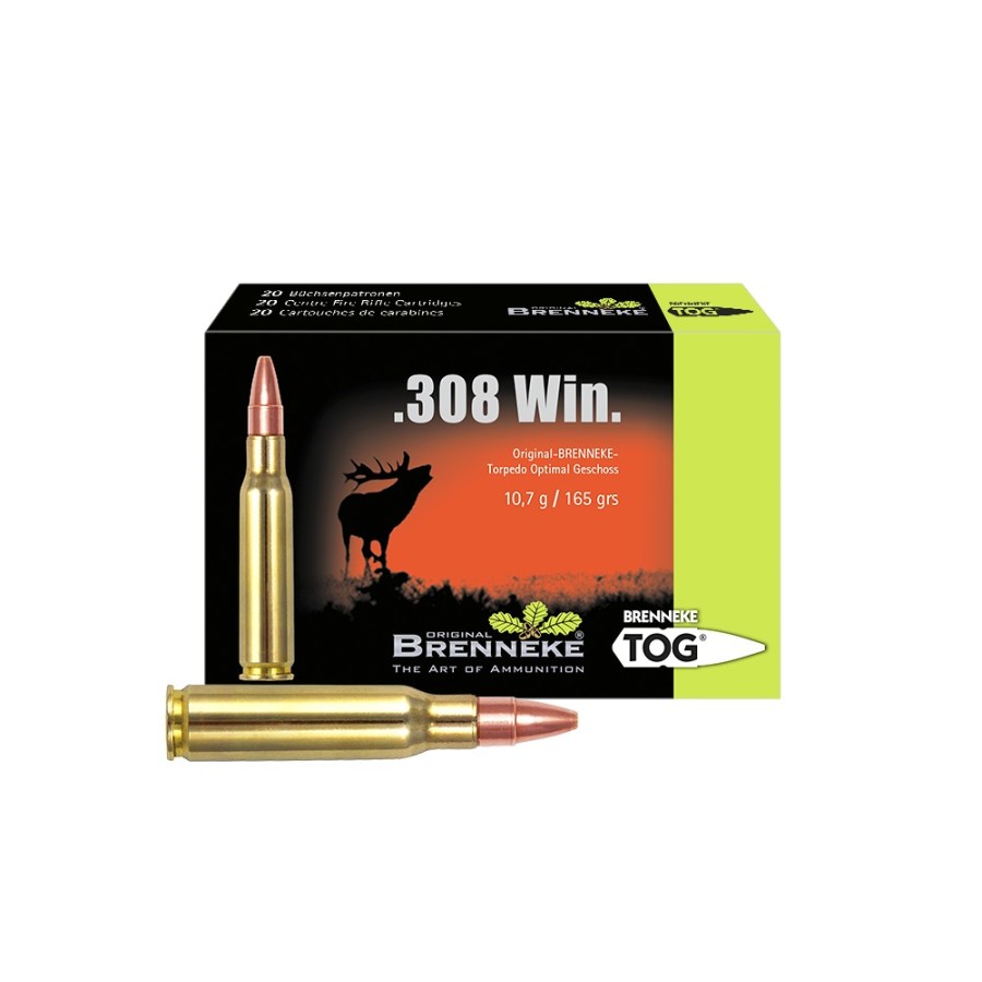 Munitions Brenneke .308 Win - Précision et Puissance Optimales pour la Chasse et le Tir Sportif