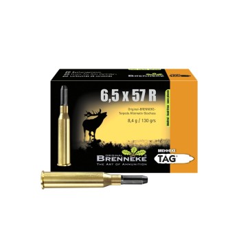 Munitions Brenneke TAG® 6,5x57 R - Précision et Puissance pour la Chasse