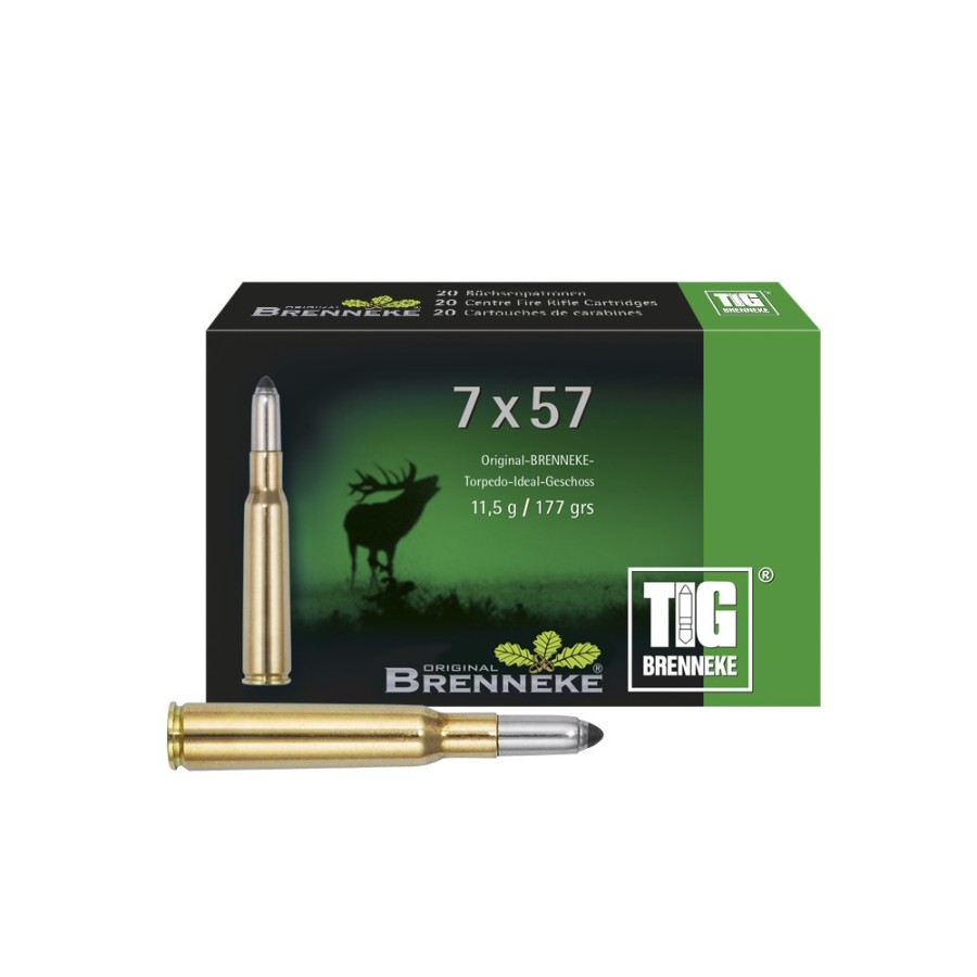 Munitions Brenneke TIG® 7x57 - Précision et Puissance pour la Chasse