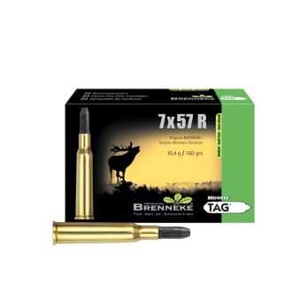 Munitions Brenneke TAG® 7x57 R - Précision et Puissance pour la Chasse