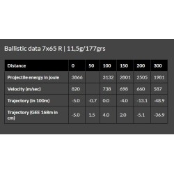 Cart. Brenneke Cal. 7x65 R- 177gr TIG Caja 20 un.