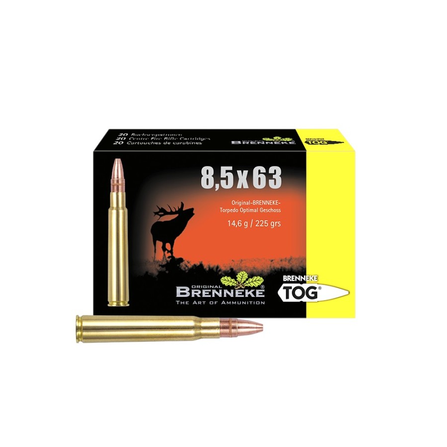 Munición Brenneke TOG® 8,5x63 - Precisión y Potencia para Caza Mayor