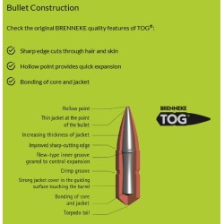 Cart. Brenneke Cal. 300 - 165gr TOG Caja 20 un.