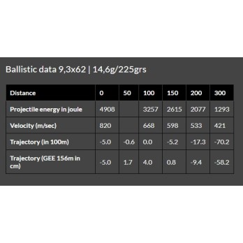 Brenneke 9.3x62 Ammunition - TAG 225 grs - Maximum Power for Big Game Hunting