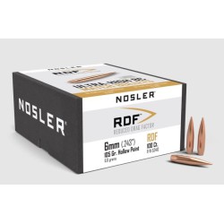 Puntas Cal. 6mm 105gr RDF HPBT 100 un. Nosler