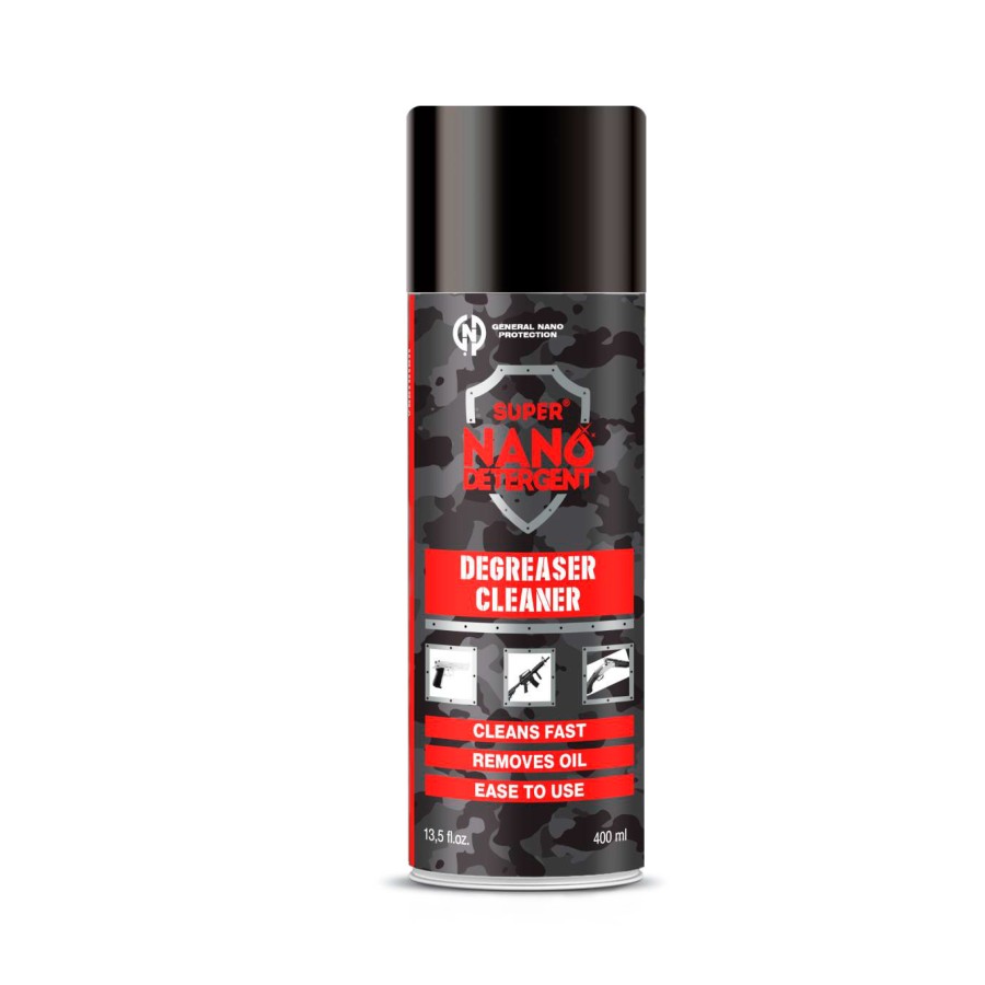 Dégraissant Nettoyant NANO 200ml Aérosol pour Cartouches de Tir et Rechargement