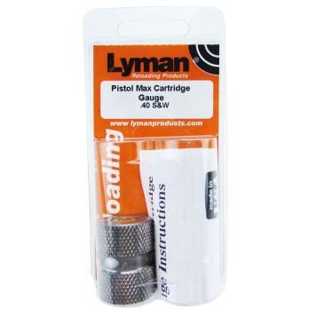 Lyman Ammo Checker 40 S&W  Quality Control for Reloading and Ammunition Inspection