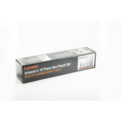 Set de 18 Piezas Lyman Armorers  Punzones y Llaves Hexagonales con Soporte