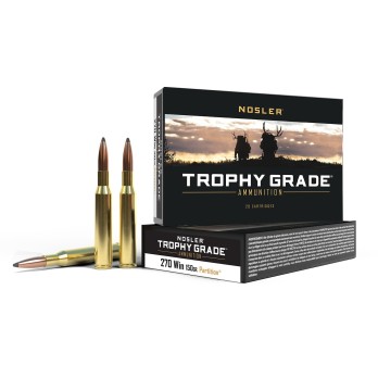 Nosler .270 Win 150 gr Partition Trophy Grade  Expansión equilibrada con penetración profunda
