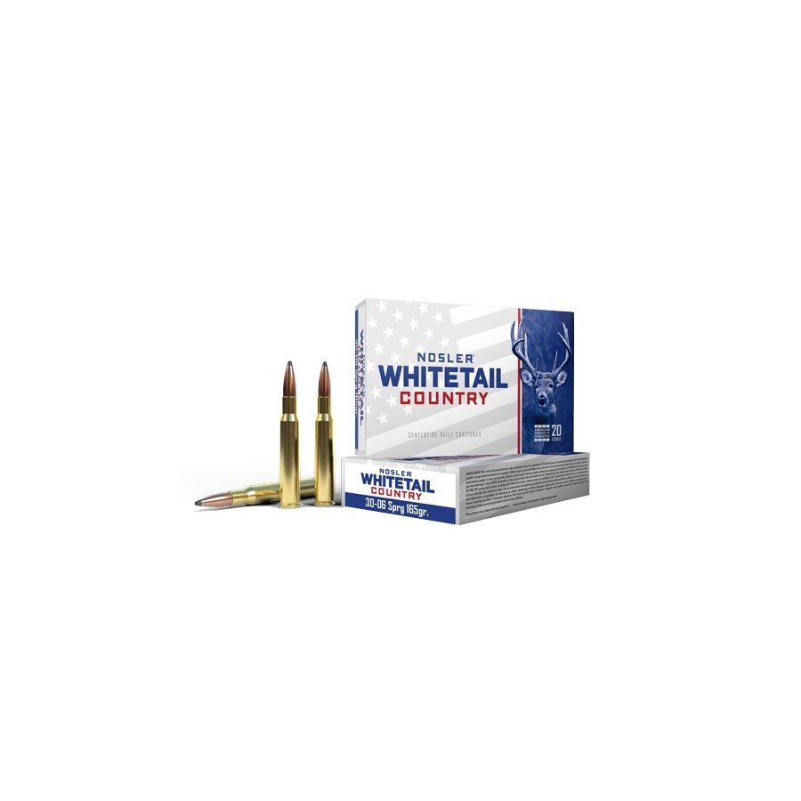 Nosler .30-06 Springfield 165gr Whitetail Country  Precision & Power for Big Game