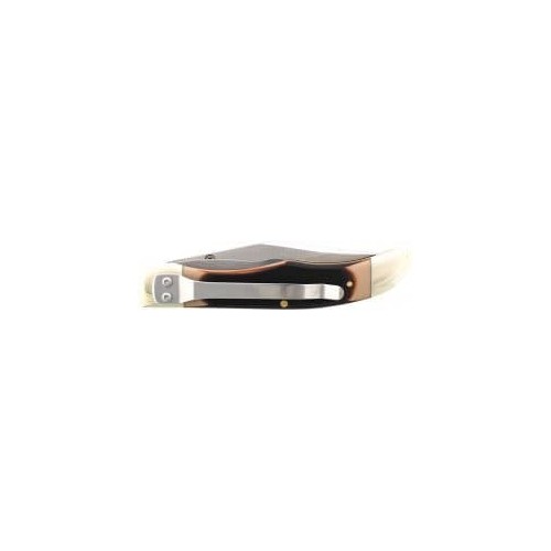 Navaja doble hoja marron y metal OLD TIMER