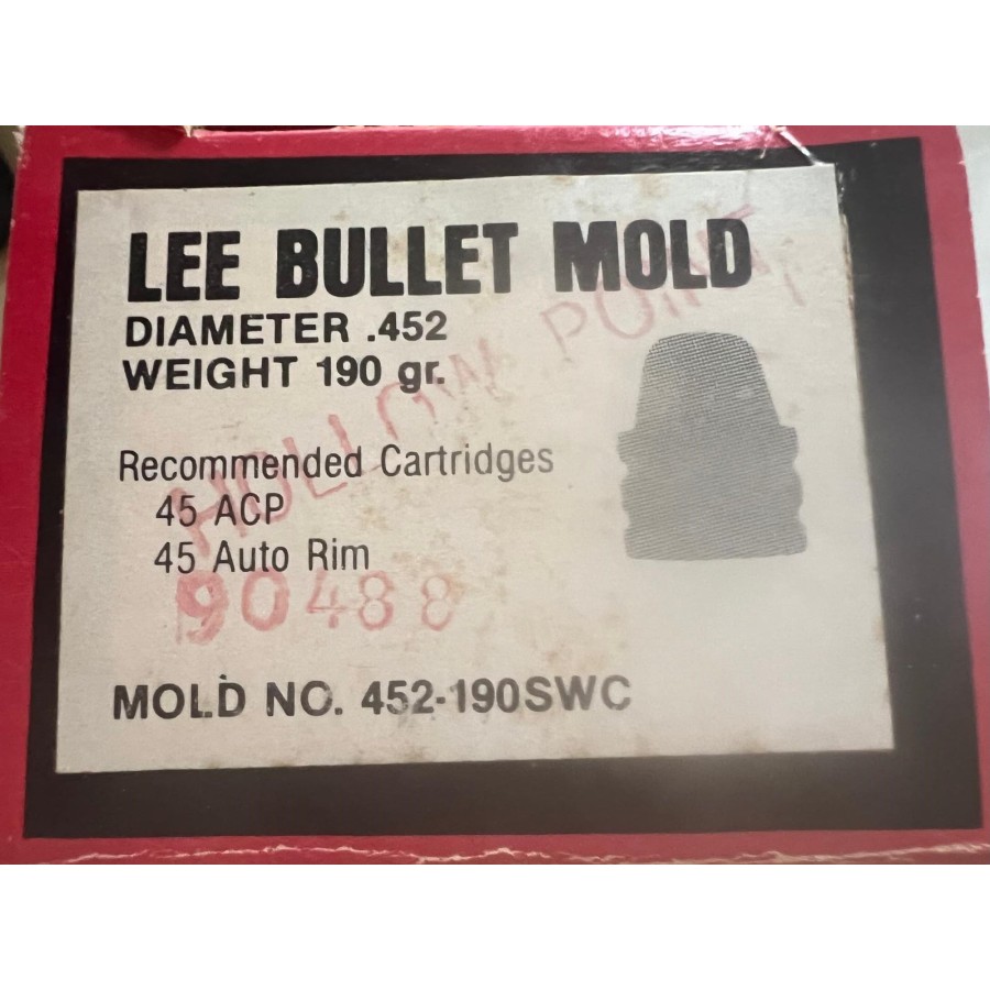 Molde .452-190gr SWC