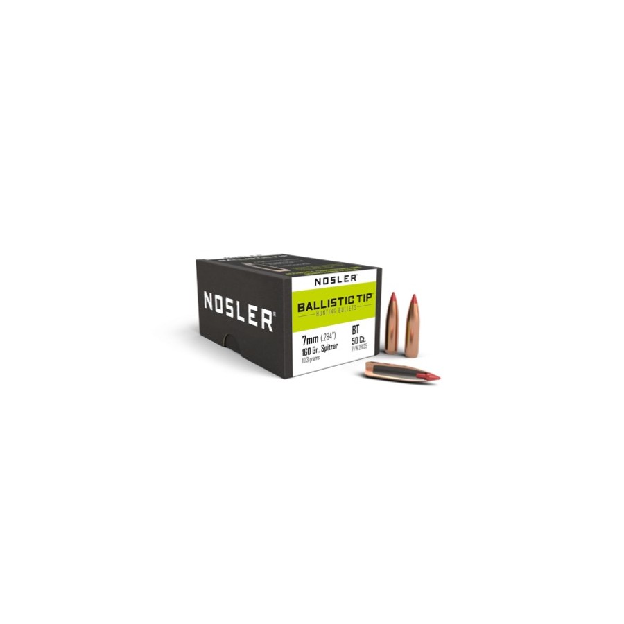 Nosler Ballistic Tip Hunting Bullets  High Accuracy, Rapid Expansion & Maximum Energy Transfer for Deer Hunting