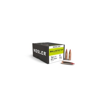 Ballistic Tip Nosler pour la Chasse  Haute Précision, Expansion Rapide et Transfert d'Énergie Maximale pour la Chasse au Cerf