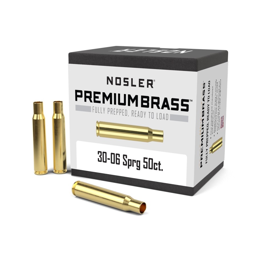 Nosler® Premium Brass  Precision Prepped Reloading Cases for Maximum Accuracy & Durability