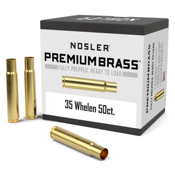 Nosler® Premium Brass  Precision Prepped Reloading Cases for Maximum Accuracy & Consistency