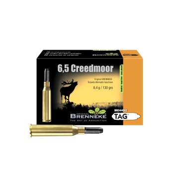 TAG® 6,5 Creedmoor 130gr | Munitions de Chasse