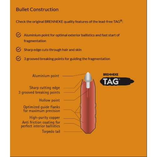 TAG® 6,5 Creedmoor 130gr | Munitions de Chasse