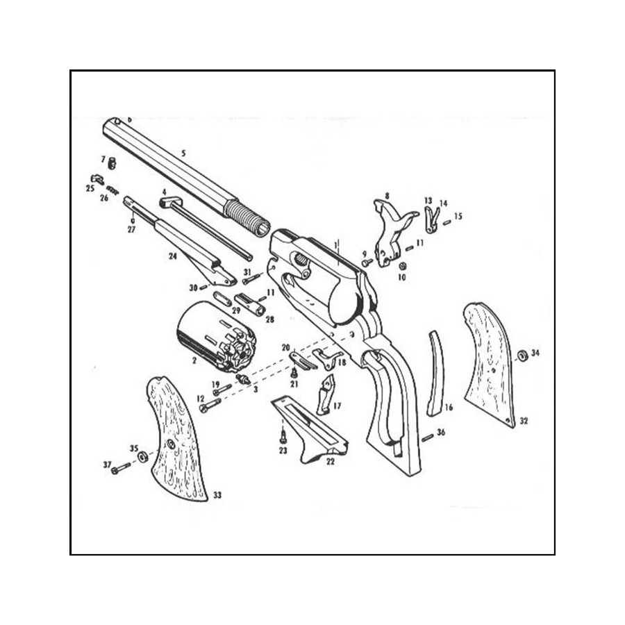 Tambor Navy Brass Cal. 44