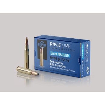 Prvi 8x57 JS 196-SP cartridges - 20 pack