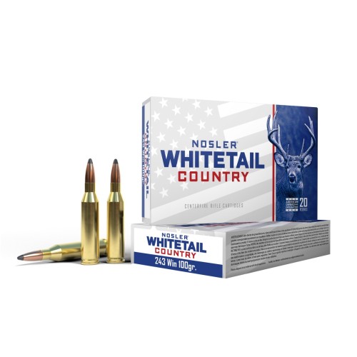 Nosler Trophy Grade .243 Winchester 100 gr Partition  Munición de caza premium
