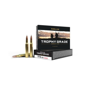 Nosler Trophy Grade .270 Winchester 130 gr AccuBond  Munición de caza premium