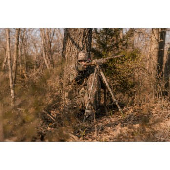 BOG DeadShot® Bipod Mossy Oak Bottomland | Bípode de caza ajustable