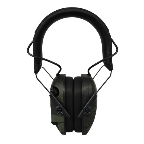 Auriculares Electrónicos Walker's Razor Slim GWP-RSEM-MCCG - Diseño Fibra de Carbono - Protección Auditiva NRR 23 dB