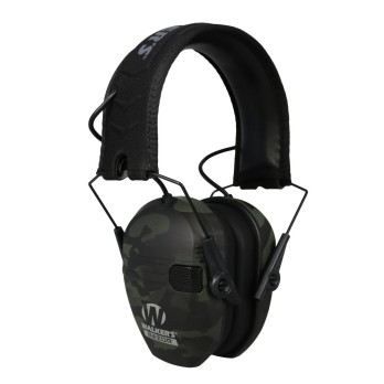 Auriculares Electrónicos Walker's Razor Slim GWP-RSEM-MCCG - Diseño Fibra de Carbono - Protección Auditiva NRR 23 dB