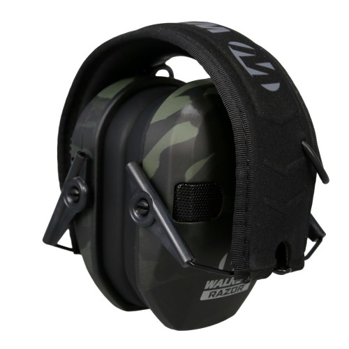 Auriculares Electrónicos Walker's Razor Slim GWP-RSEM-MCCG - Diseño Fibra de Carbono - Protección Auditiva NRR 23 dB