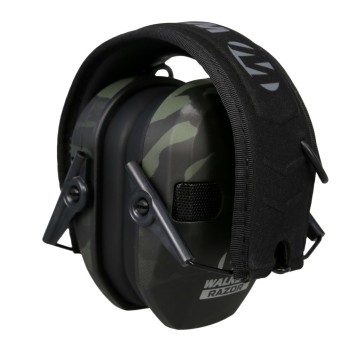 Auriculares Electrónicos Walker's Razor Slim GWP-RSEM-MCCG - Diseño Fibra de Carbono - Protección Auditiva NRR 23 dB